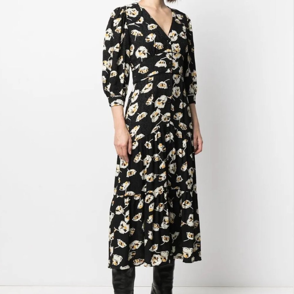 NWT BA&SH Ullia Dress, Size 1 (Small) $420
